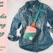 New! MINI Sling Bag Sewing Pattern, Small Sling Backpack Pattern, Crossbody Phone Sling, Adjustable Strap