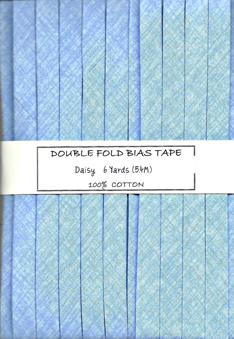 3 Yards Daisy Handmade Double Fold Bias Tape
