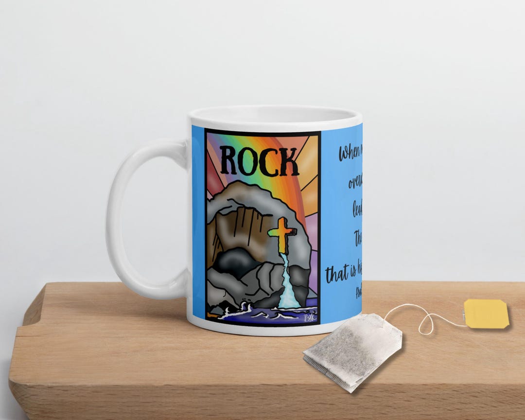 That Rocks Mug Rock of Ages Bible Verse Mug. Christian Faith Mug With Scripture ...