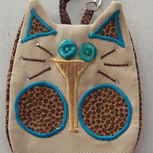 Zipper Pouch, Ear Bud holder, Key Fob Case, Coin Purse, Pacifier Pouch, Dog, Cat, Paw Prints, Jaguar, Spots