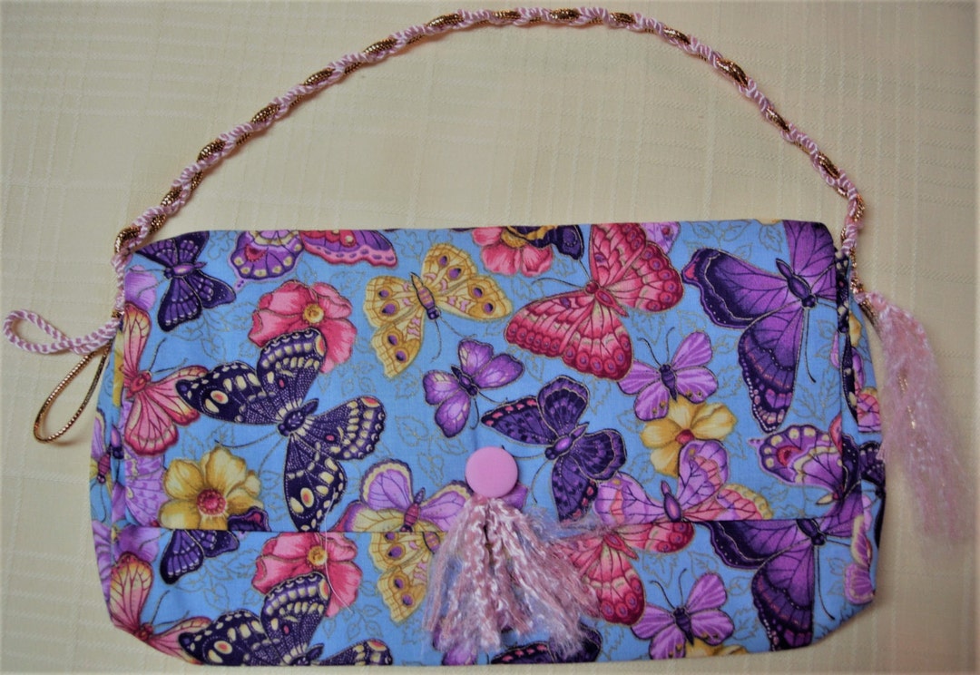 Envelope Clutch Purse Butterfly Patriotic Stars Hearts Etsy