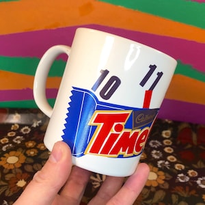 Time Out - Advertising Mug - Cadbury’s - Vintage Mug - Time Out Chocolate - Kilncraft - Made in England - 1990s