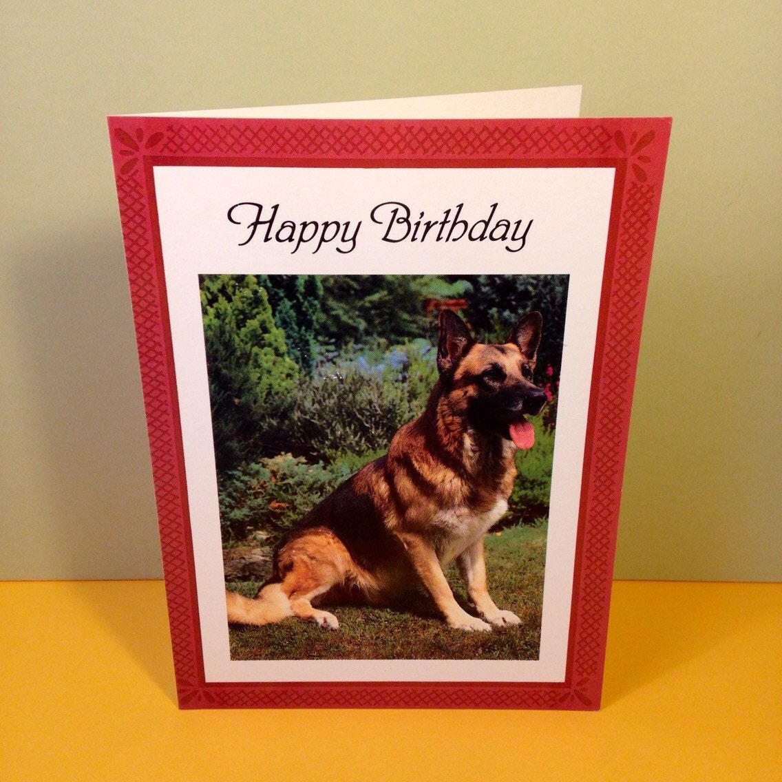 Carte Danniversaire De Berger Allemand Joyeux Anniversaire Etsy France Carte Danniversaire De Berger Allemand Joyeux Anniversaire Etsy France