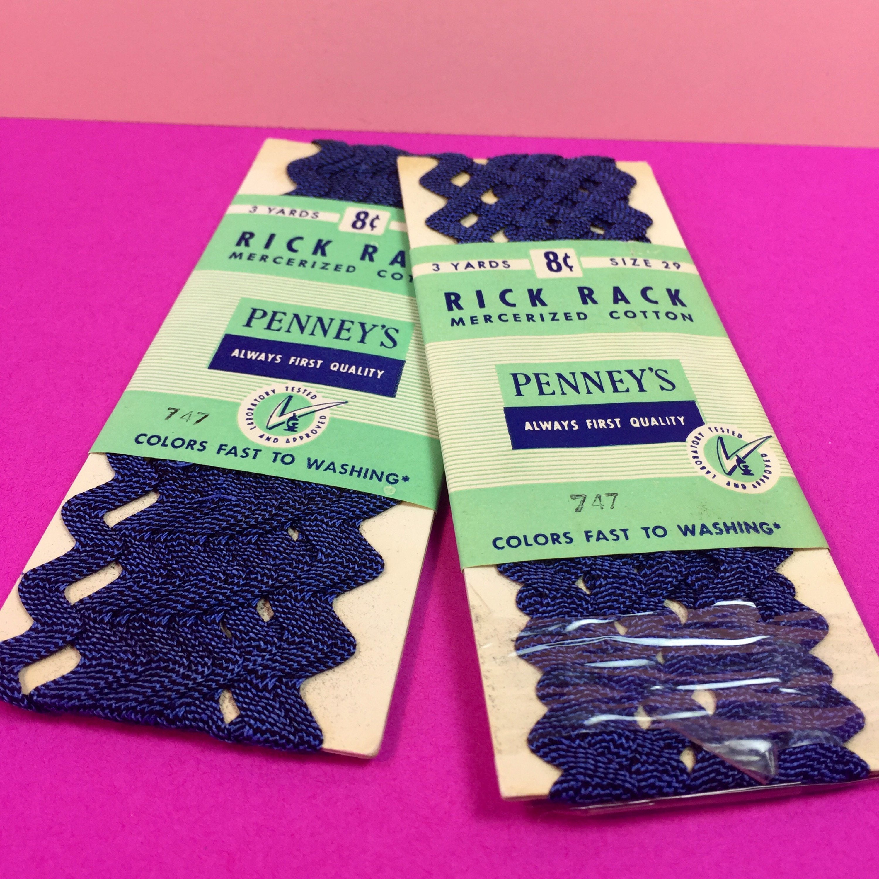 Blue Rick Rack Vintage Rick Rack Penney's Original Etsy