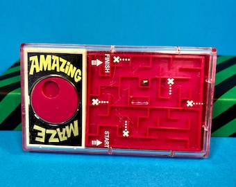 Tomy Pocketmates - Amazing Maze - 1980s - Vintage - Hand Held Game - 80s Games - Maze - Challenge - Fun