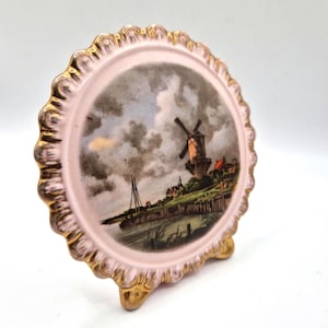 1960s Pink Bone China Ornament: Liverpool Road Pottery