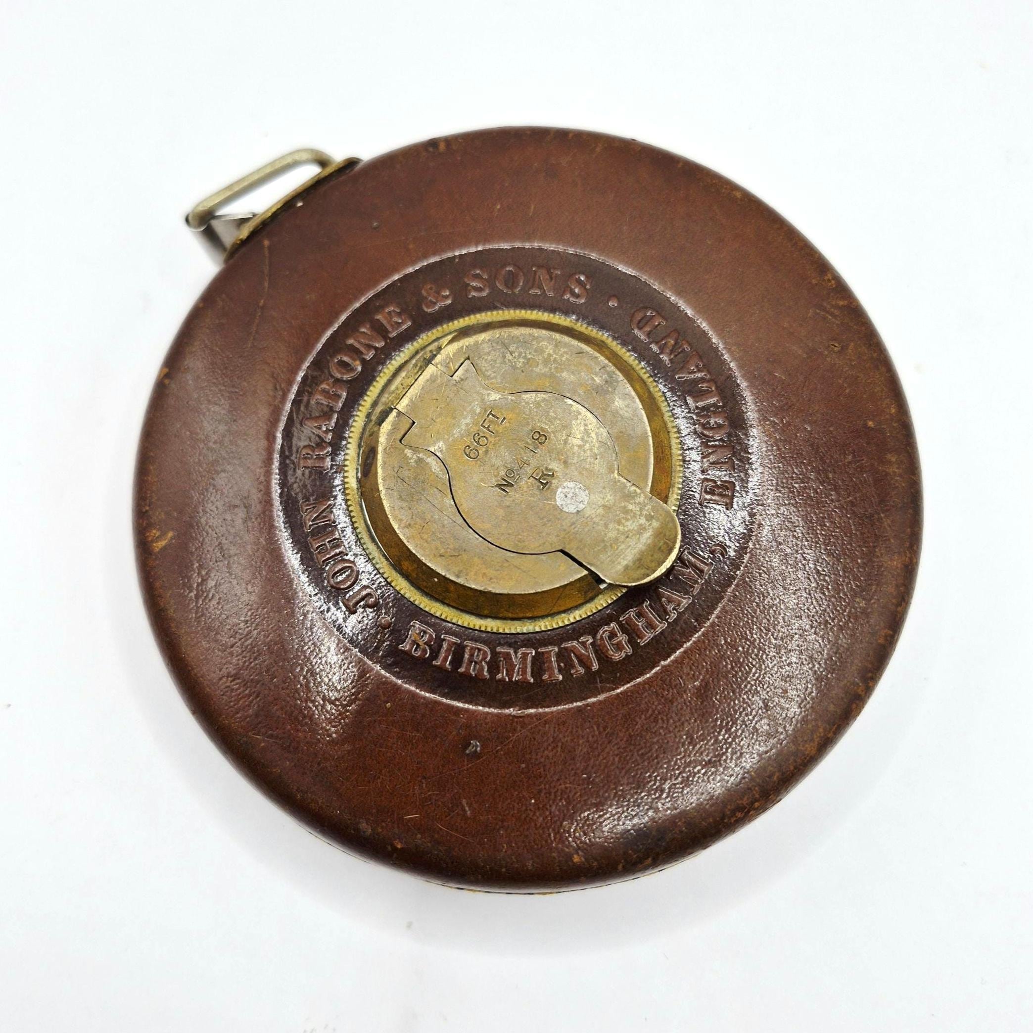 John Rabone Antique 1920s John Rabone & Sons 66ft Metal Tape Measure - Etsy