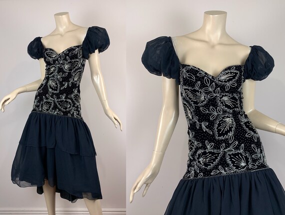 etsy 80s prom dress