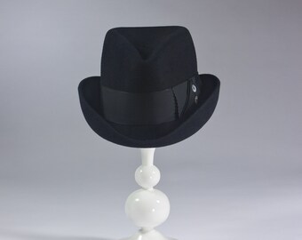 Mod Style ‘Drake’ Fedora Hat in Black