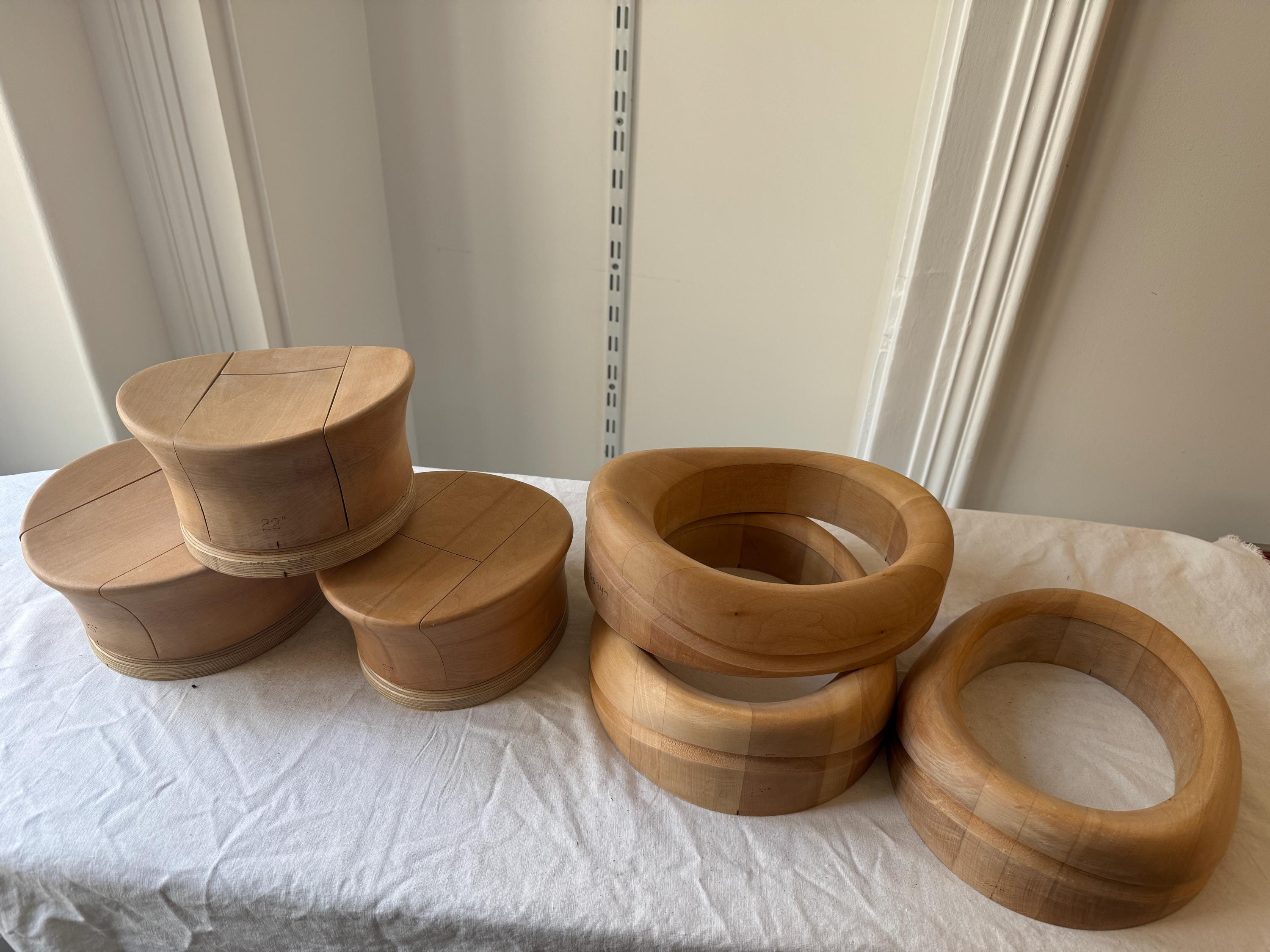 帽子木型　ブリム二2点&ベンセット イギリス製 Guy Morse Brown Hat Blocks Guy Morse Brown - Etsy