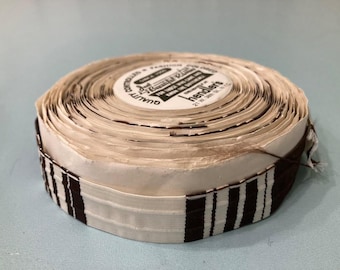 Hyman & Hendler Ribbon Striped Brown Ivory 10y/9m