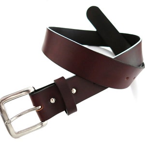 Handmade HOLMES Basic Leather Belt image 1