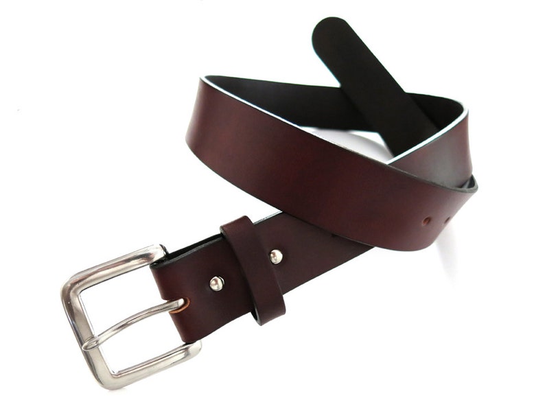 Handmade HOLMES Basic Leather Belt image 1