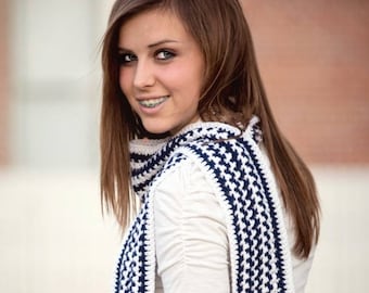 Project Gratitude Scarf Crochet Pattern, DIY Unisex Scarves