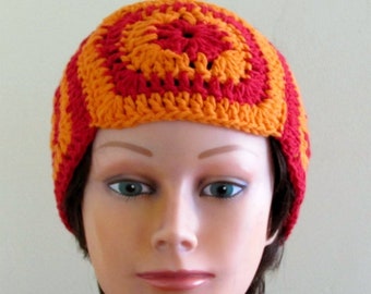 Crochet Granny Squares Headband Pattern, Ear Warmer Tutorial