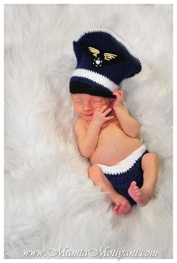 baby captain hat