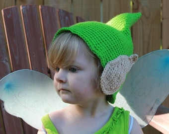 Fairy Hat Crochet Pattern, Elf Gnome Pixie Witch Hat DIY