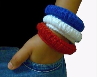 Crochet Tyre Bangle Pattern | DIY Easy Crochet Bracelet
