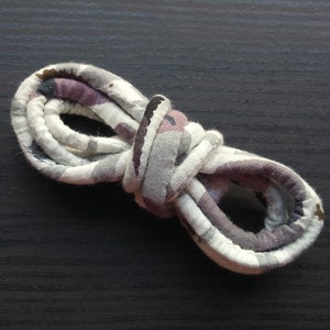 Gray Camouflage Cotton Fabric Cord, 5mm Rope, Tribal Cording