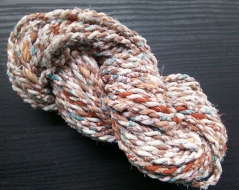 Cotton Fabric String, Twine, Colorful Fabric Yarn, Cotton Twine, Rope, Fabric Twine, Hand Twisted Rope, Boho Yarn, Rag Rope, Handmade Yarn