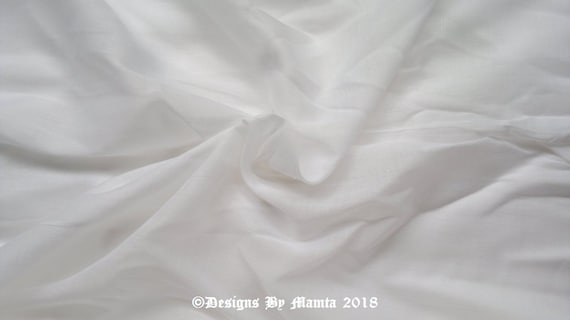 Muslin Cloth Voile Fabric Sheer Lining Fabric Soft Cotton Fabric Mulmul  Fabric Sold by Yard 