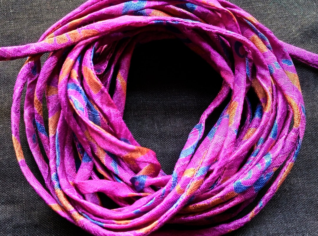 3mm Pure Silk Cord Fabric Rope Cording Natural Silk Cord Etsy