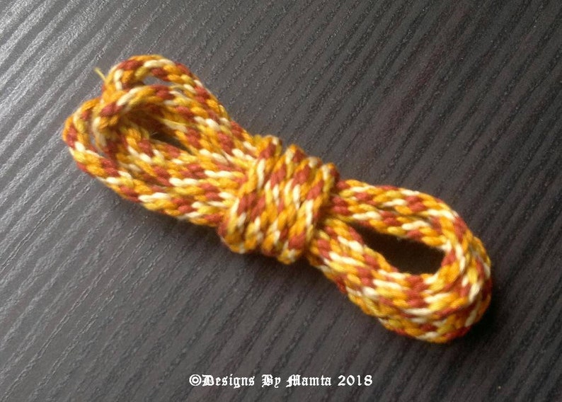Colorful Braided Cord Macrame Cord Bead Cord Textile Rope Rope Ferocious Tiger Braided Cord 3mm Braid Cord Rustic Cording Knot Cord