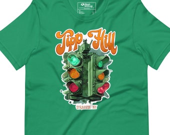 Tipp Hill Syracuse, NY Traffic light T-shirt | Where Irish Pride Meets City Charm T-Shirt