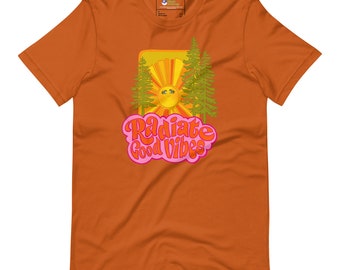 Radiate Good Vibes Sun Unisex Tshirt