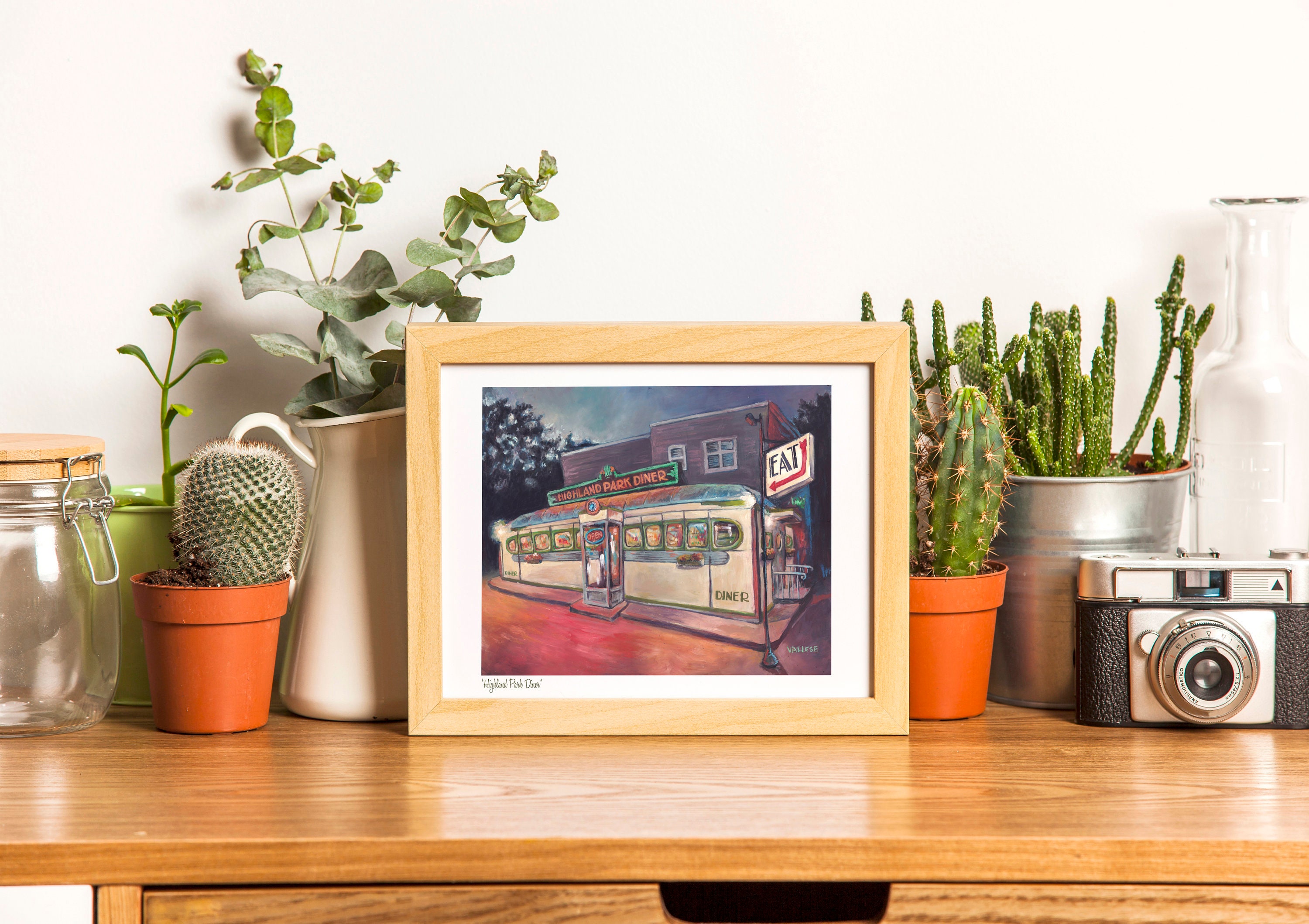 Highland Park Diner Rochester Ny Signed Art Print Roc City