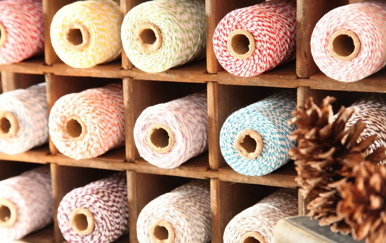 Holiday FREE SHIPPING with another purchase 25 Yards YELLOW Baker/'s Twine Bakers Twine Gift Packaging Twine String Twine