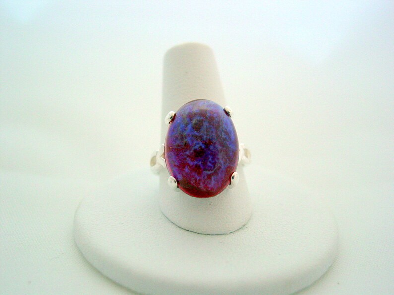 Large Dragons Breath Glass Mexican Fire Opal Sterling Silver 925 Artisan Ring Fine Gemstone Rings Mrb78 Jewelry Watches Large Dragons Breath Glass Mexican Fire Opal Sterling Silver 925 Artisan Ring Fine Gemstone Rings Mrb78 Jewelry Watches