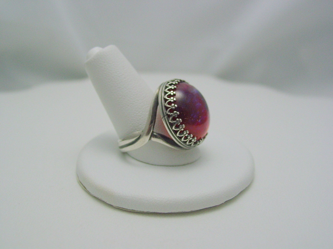 Dragon Breath Ring, Mexican Fire, Opal Ring, Fire Opal Ring, Crown Opal Ring, Dragon Breath Jewelry