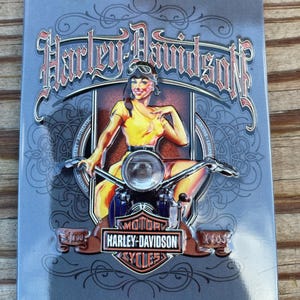 Harley Davidson Motorcycles Refrigerator Magnet Vintage Advertisement