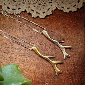 Antler Necklace Canadian inspired fashion unisex jewelry outdoor fashion image 5