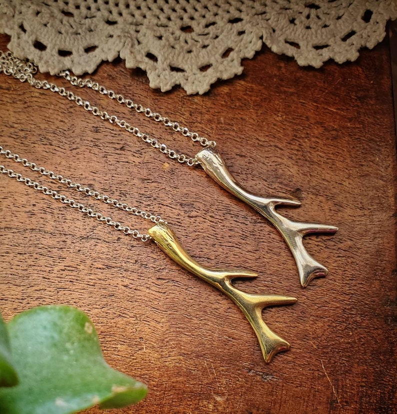 Antler Necklace Canadian inspired fashion unisex jewelry outdoor fashion image 5