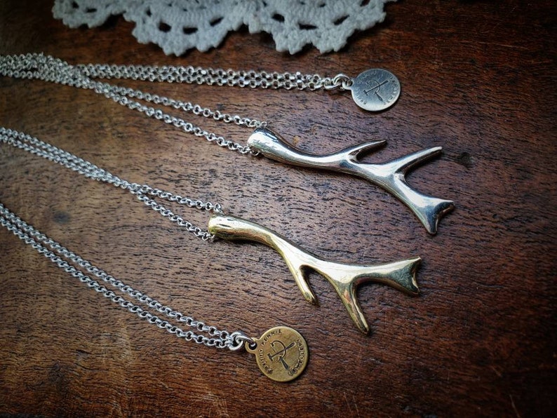 Antler Necklace Canadian inspired fashion unisex jewelry outdoor fashion image 6