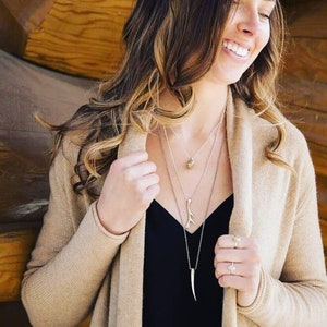 Antler Necklace Canadian inspired fashion unisex jewelry outdoor fashion image 3