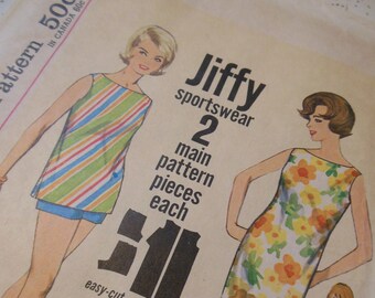 vintage Simplicity "Jiffy" misses sportswear pattern - circa 1960s