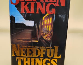 Needful Things The Last Castlerock Story Stephen King hardcover dust jacket 1991