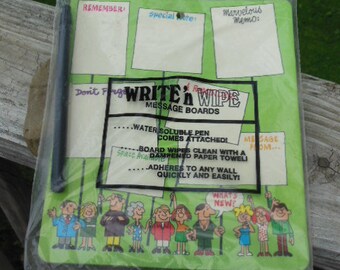 fun vintage "Wipe & Write" message board - New In Package - circa 1980's