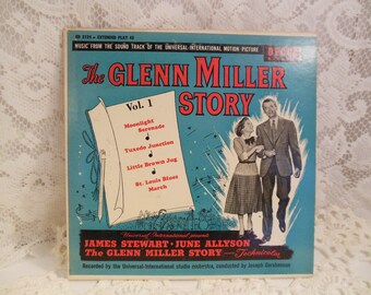 45 RPM EP "The Glenn Miller Story" Volume 1 by Decca Records circa 1950s Made in USA