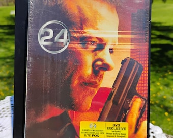 Serie de televisión 24 con Kiefer Sutherland en formato DVD. Temporada 5 completa, nueva y sellada, 2006.