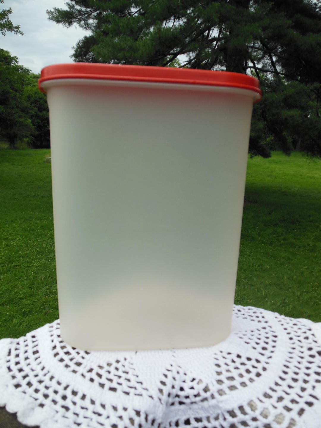 Tupperware Modular Mates Medium Sized Food Storage Bin Snap on Lid Size ...