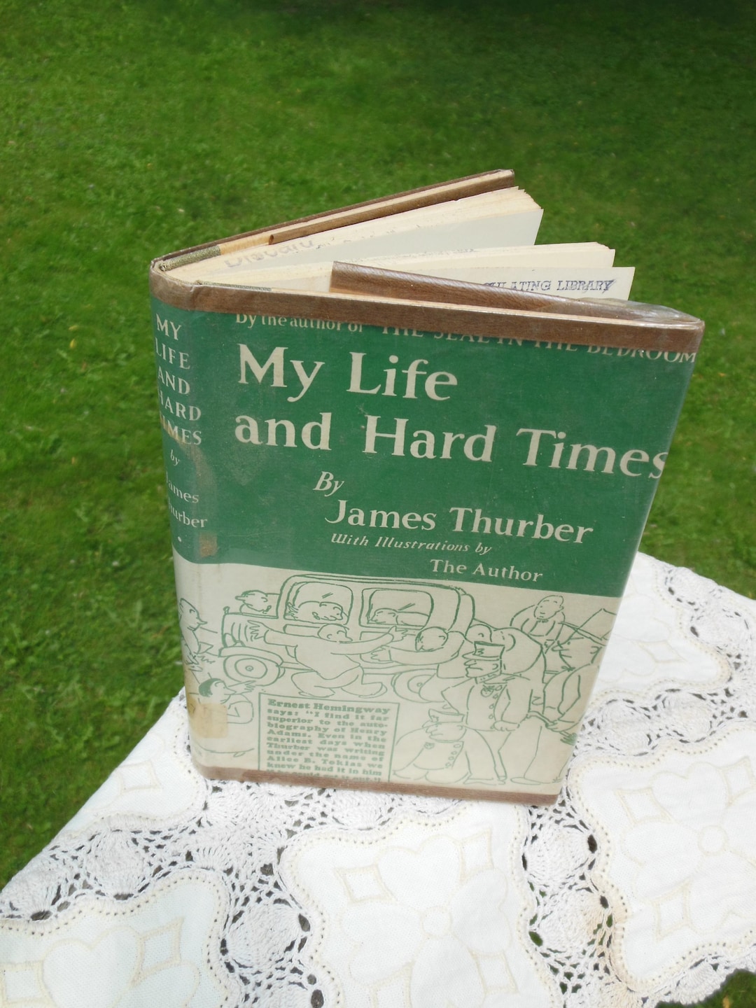 James Thurber Autobiography My Life and Hard Times Copyrighted 1933 Has ...