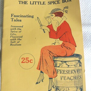 The Little Spice Box booklet of fascinating tales vintage ephemera Max Stein publication circa 1940s