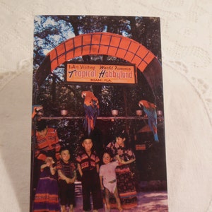vintage unused postcard - Tropical Hobbyland in Miami Florida - circa 1960s