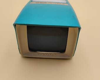 Argus Pre-Viewer III film photo slide handheld viewer 1950s - 60s aqua blue