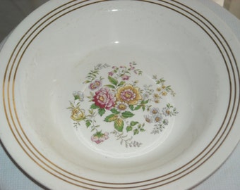 Royal China Inc. vegetable bowl Roses design