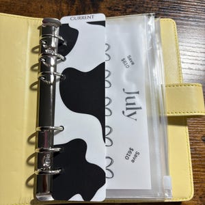 Pink Cash Cow A6 Budget Binder: Savings Challenge Trackers image 3